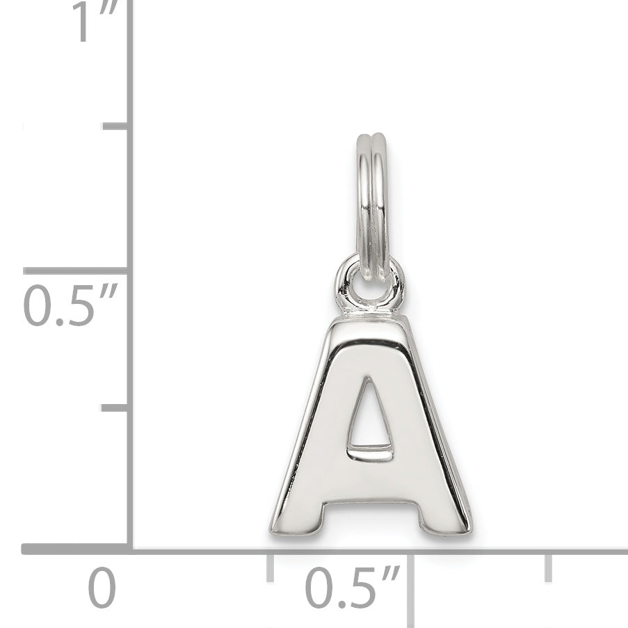 Sterling Silver Letter A Initial Charm