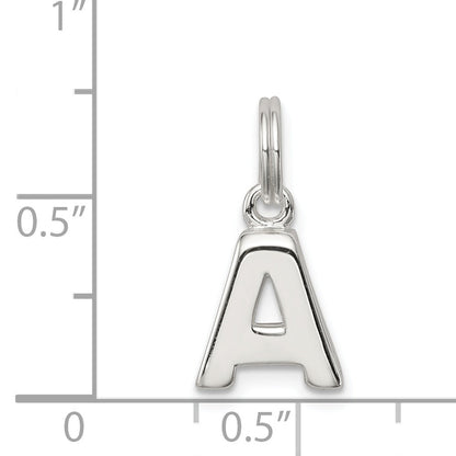 Sterling Silver Letter A Initial Charm