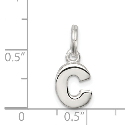 Sterling Silver Letter C Initial Charm