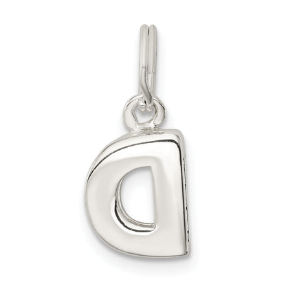 Sterling Silver Letter D Initial Charm