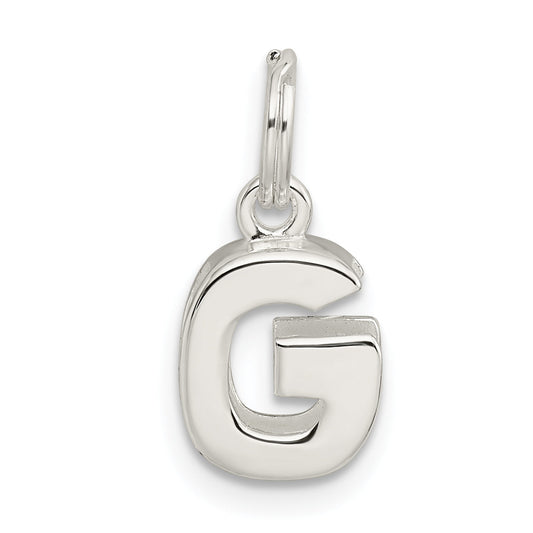Sterling Silver Letter G Initial Charm