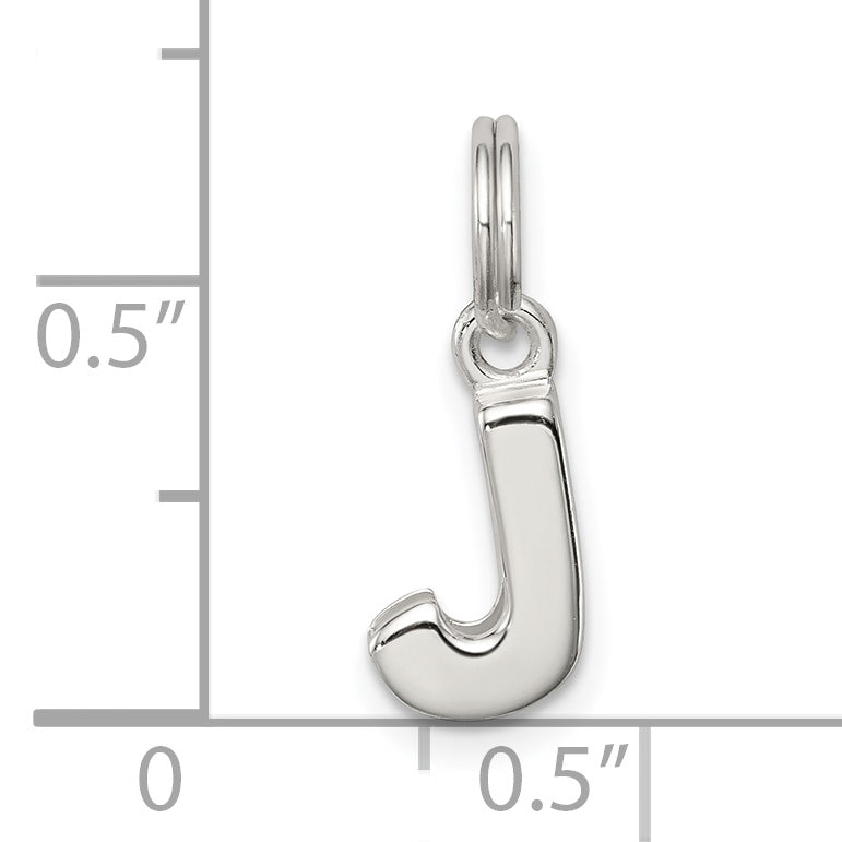 Sterling Silver Letter J Initial Charm