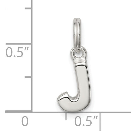 Sterling Silver Letter J Initial Charm