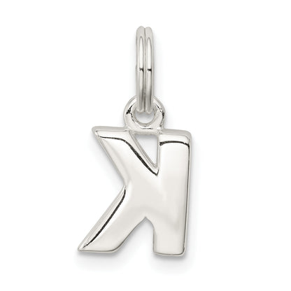 Sterling Silver Letter K Initial Charm