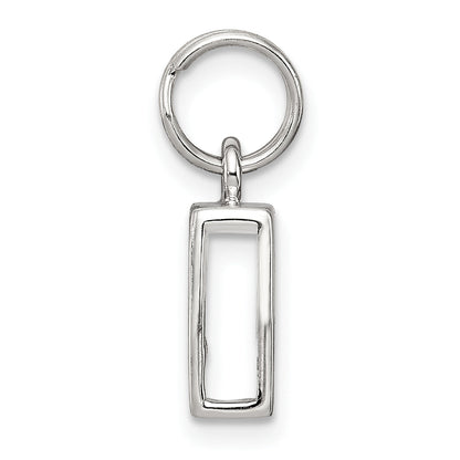 Sterling Silver Letter P Initial Charm