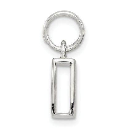 Sterling Silver Letter R Initial Charm