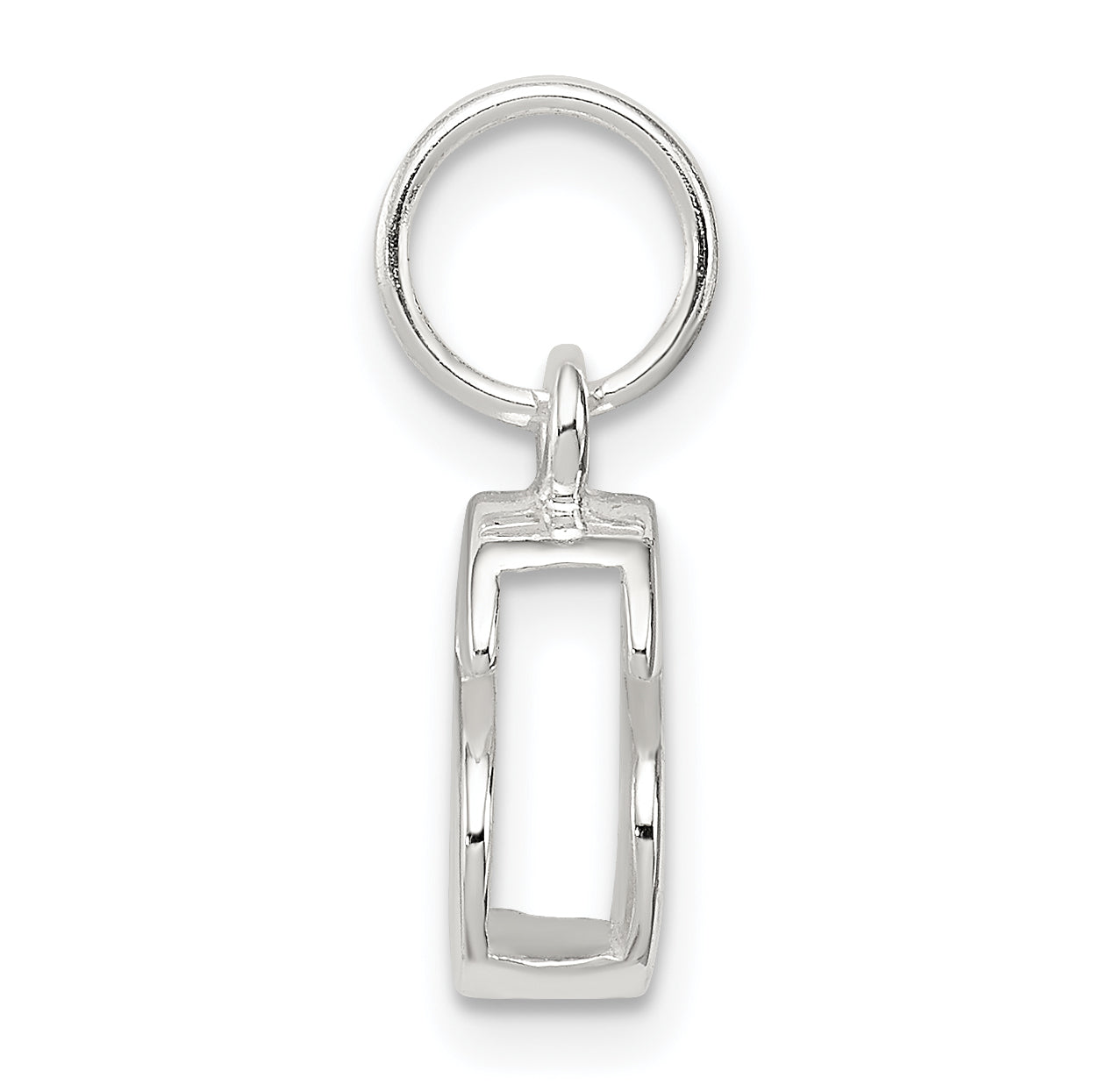 Sterling Silver Letter S Initial Charm