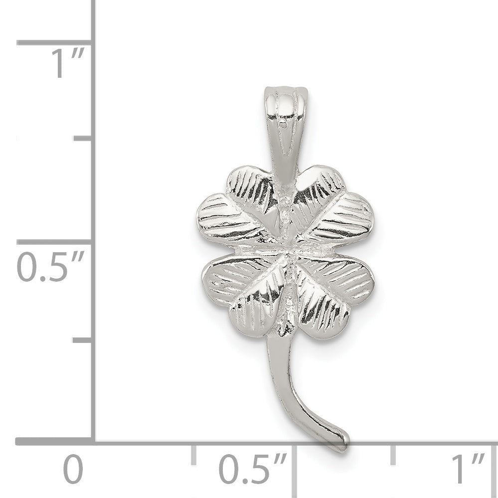 Sterling Silver 4-Leaf Clover Charm