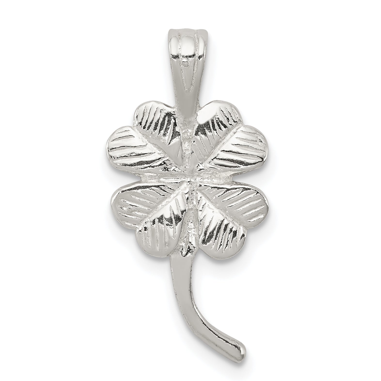 Sterling Silver 4-Leaf Clover Charm
