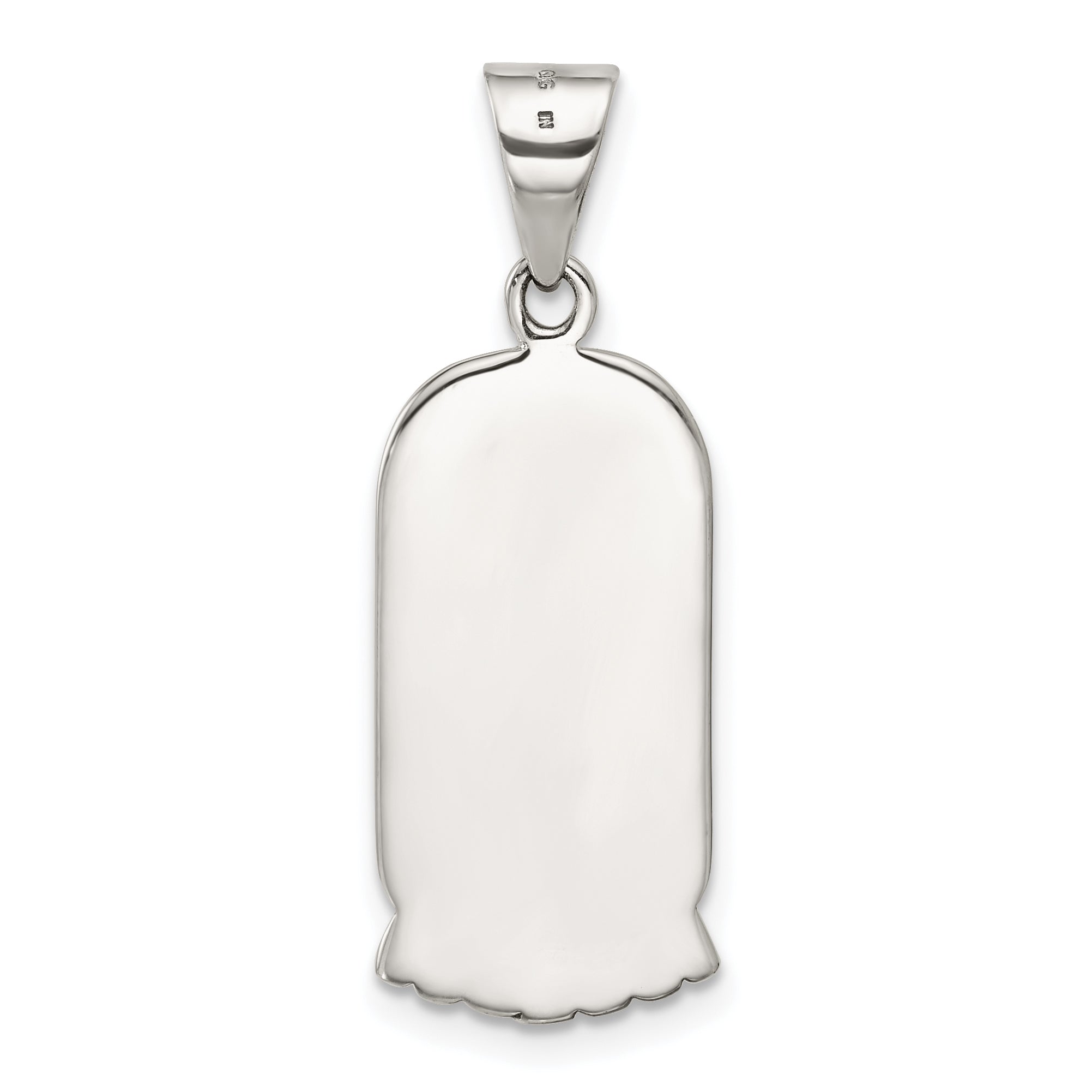 Sterling Silver Antiqued Good Luck Icon Pendant