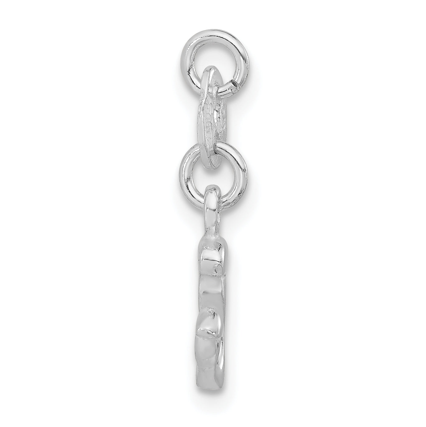Sterling Silver Polished Anchor Charm