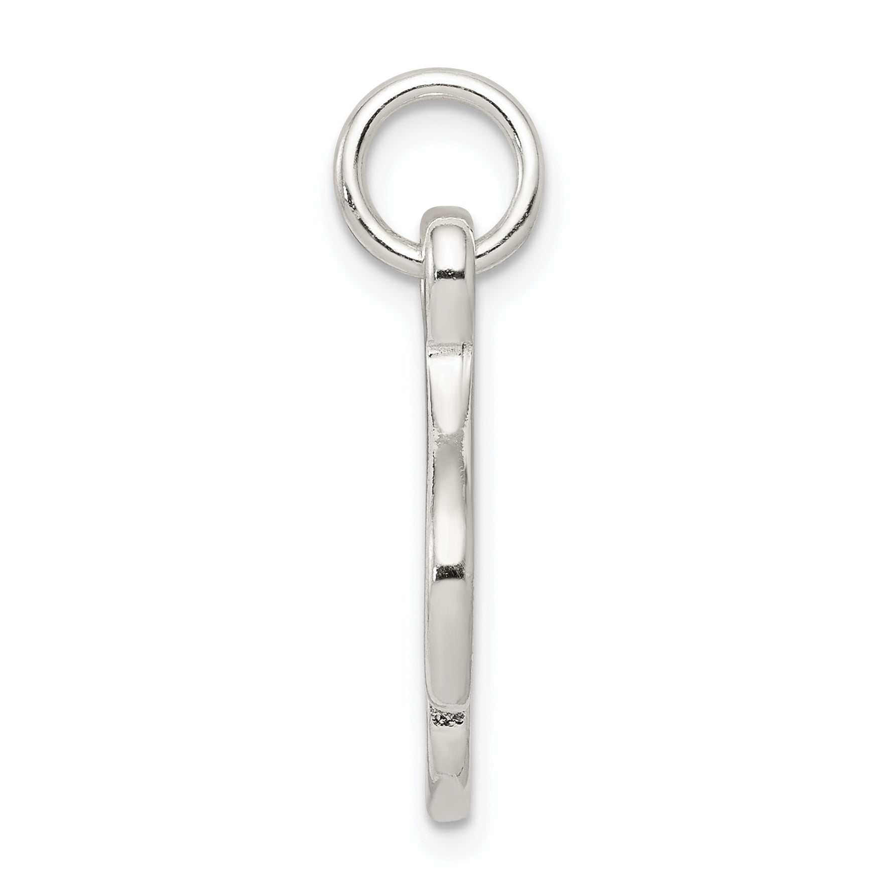 Sterling Silver Polished Music Note Charm