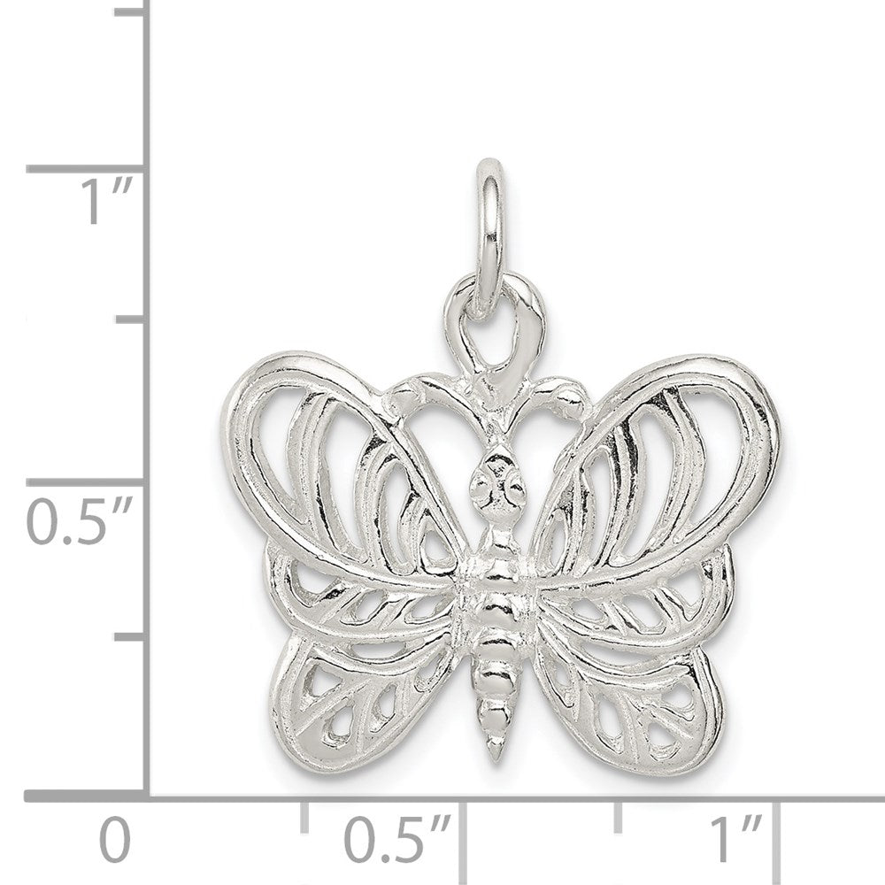 Sterling Silver Butterfly Charm