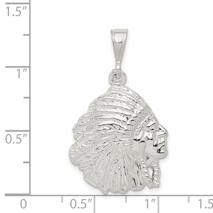 Sterling Silver Polished Man Pendant