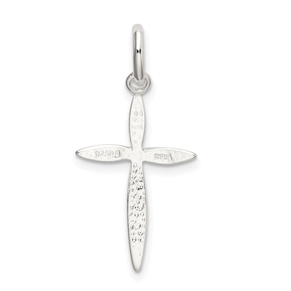 Sterling Silver Polished Passion Cross Charm