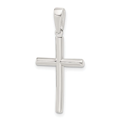 Sterling Silver Polished Cross Pendant