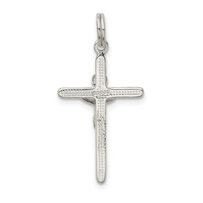 Sterling Silver Polished Inri Crucifix Charm