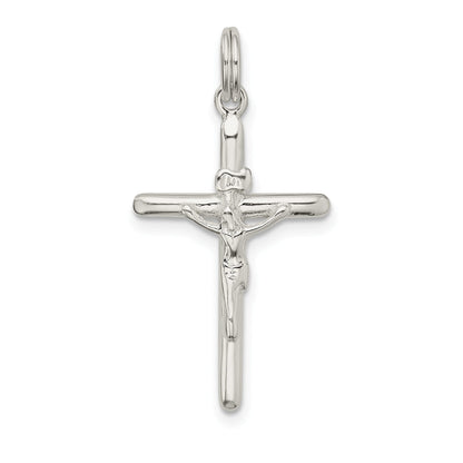 Sterling Silver Polished Inri Crucifix Charm