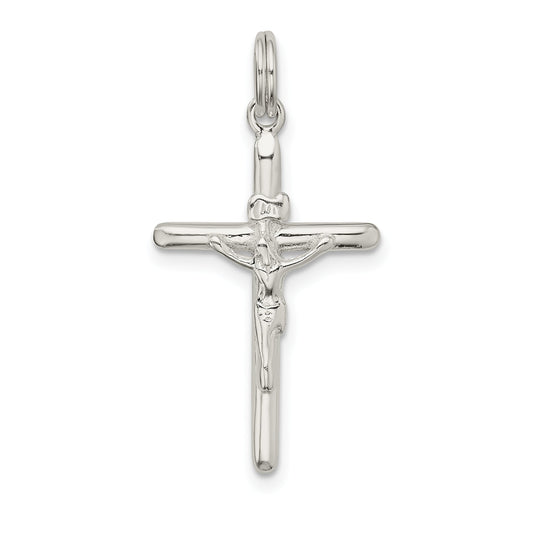 Sterling Silver Polished Inri Crucifix Charm