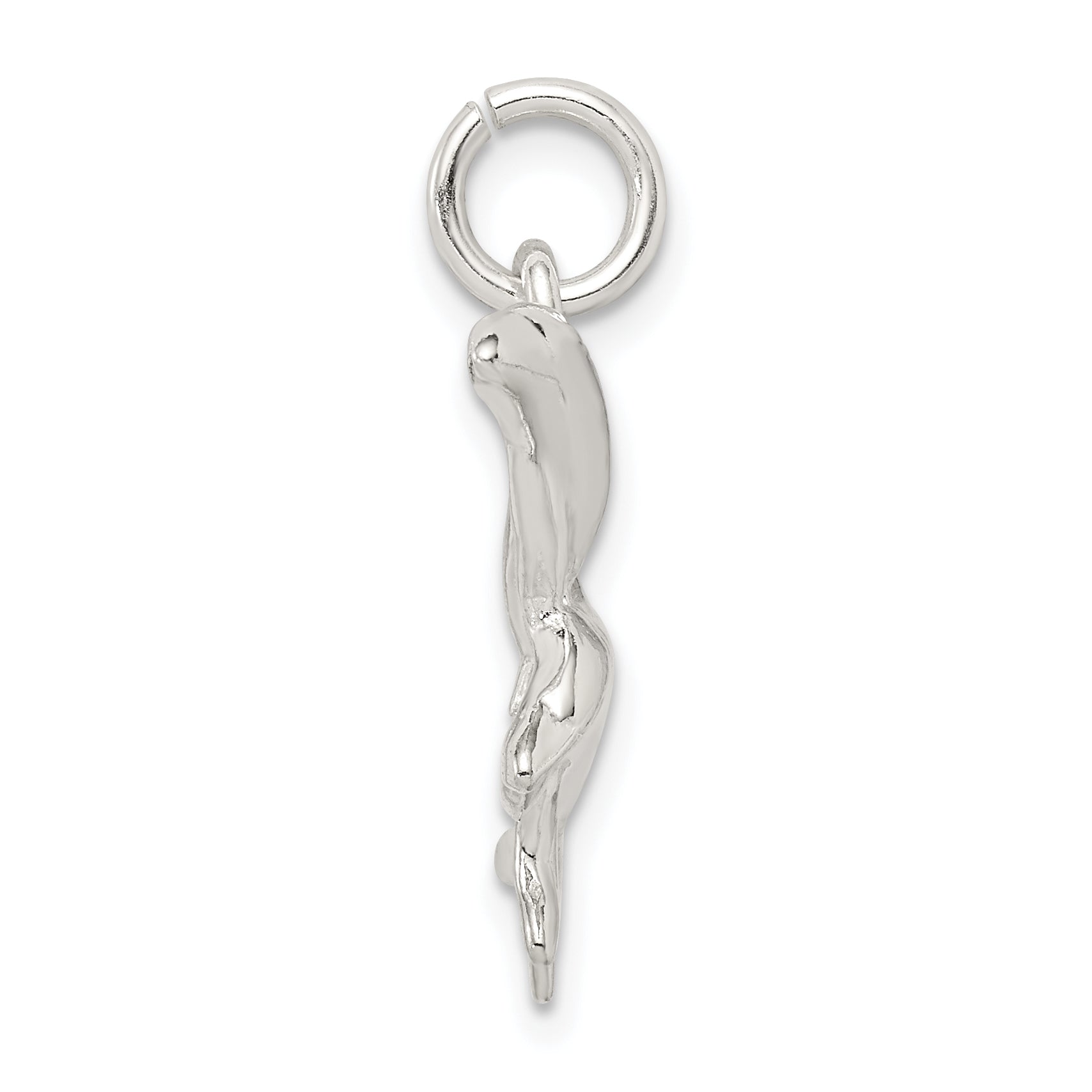 Sterling Silver Dolphins Charm