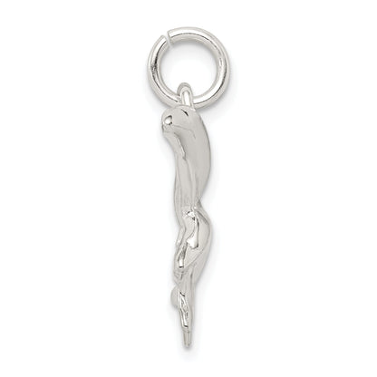 Sterling Silver Dolphins Charm