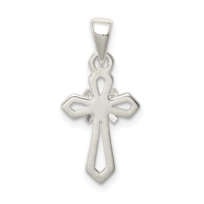 Sterling Silver Polished Cross Pendant