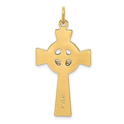 Sterling Silver & Gold Tone Inri Crucifix Pendant