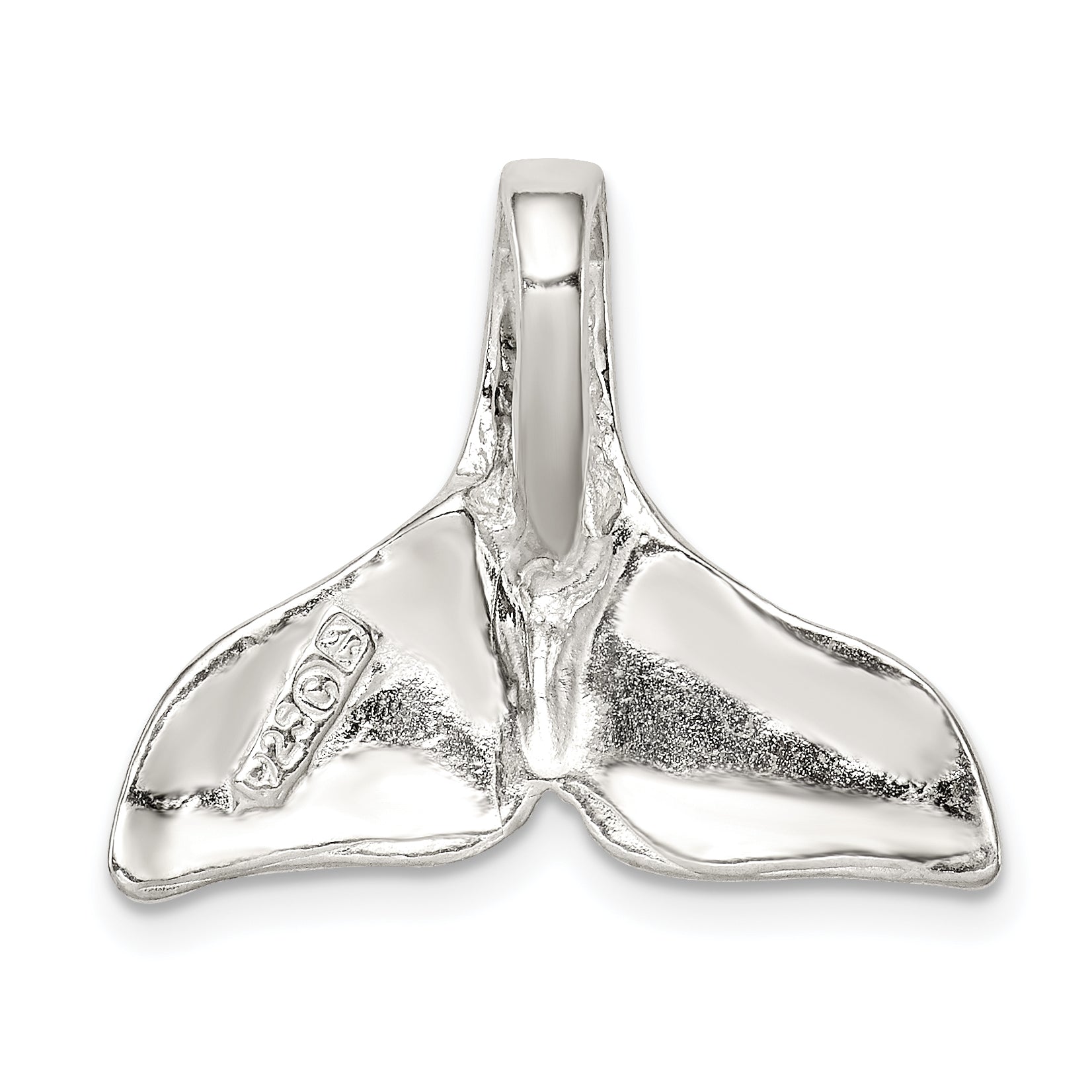 Sterling Silver Whale Tail Charm
