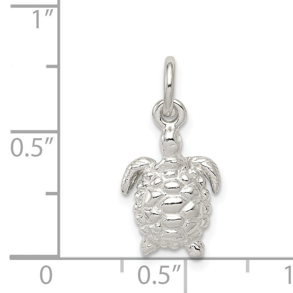 Sterling Silver Turtle Charm