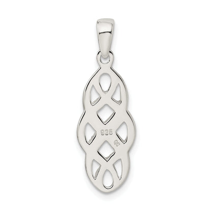 Sterling Silver Polished Celtic Pendant
