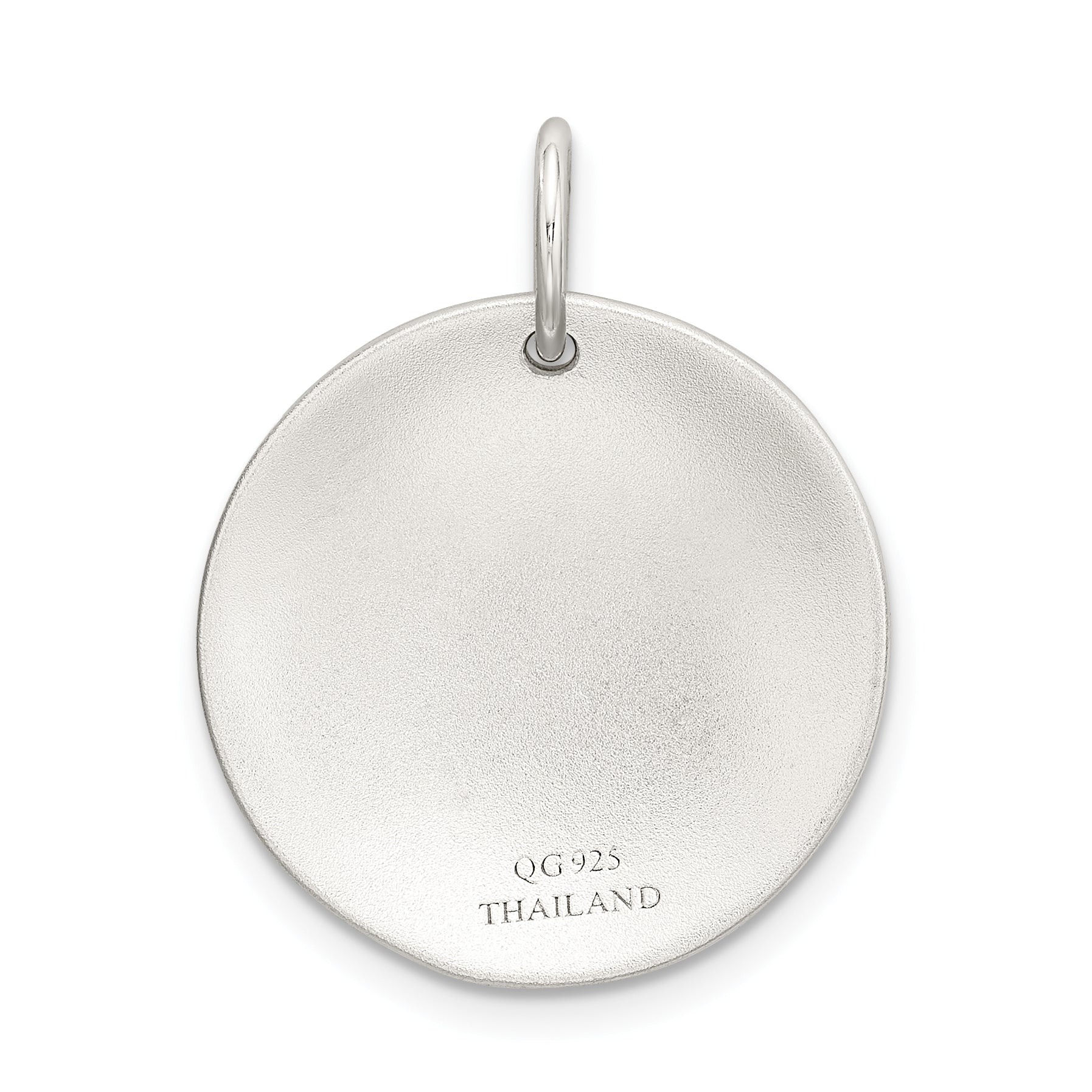 Sterling Silver Gold-Tone Dolphin Brushed Pendant