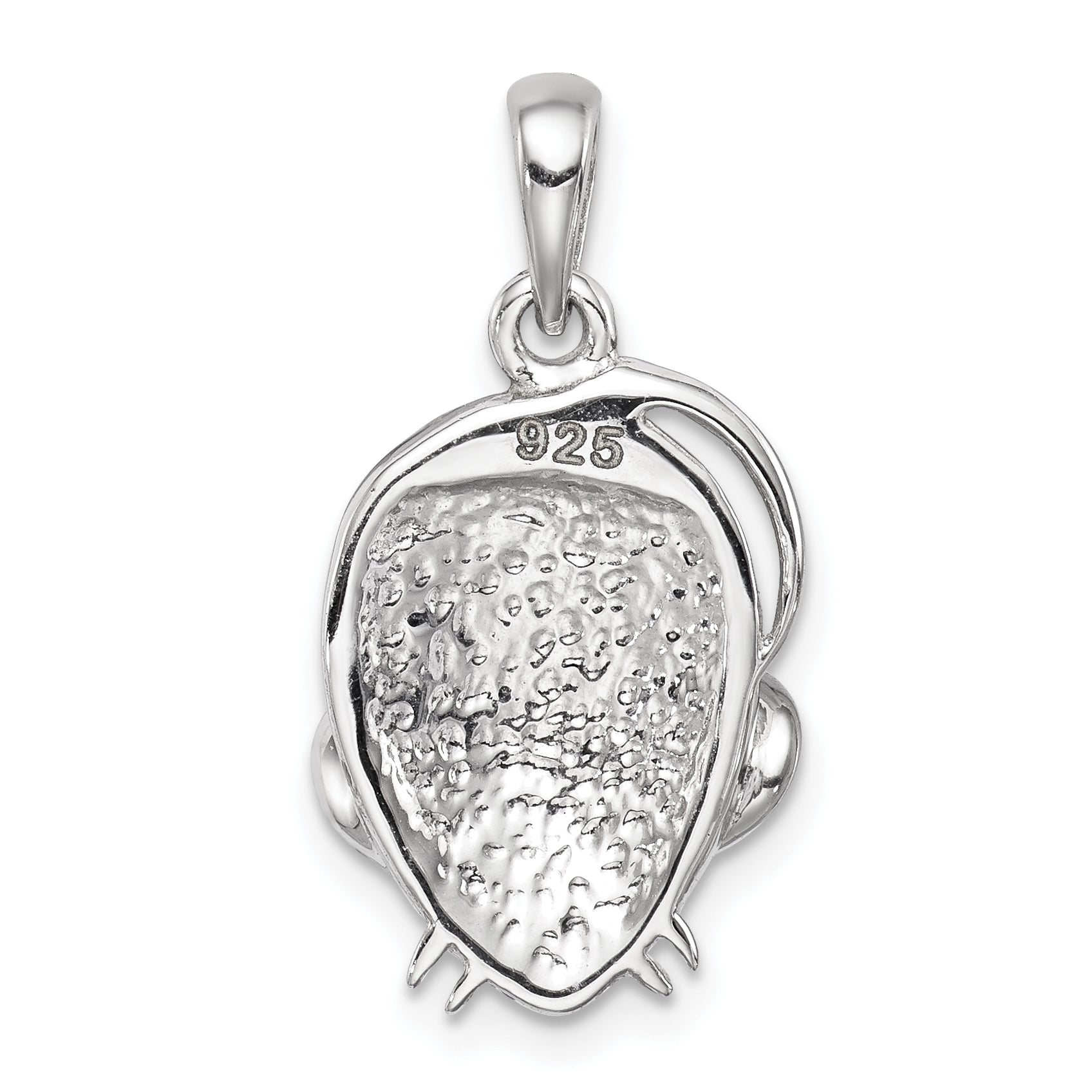Sterling Silver Grey Preciosa Crystal Mouse Pendant