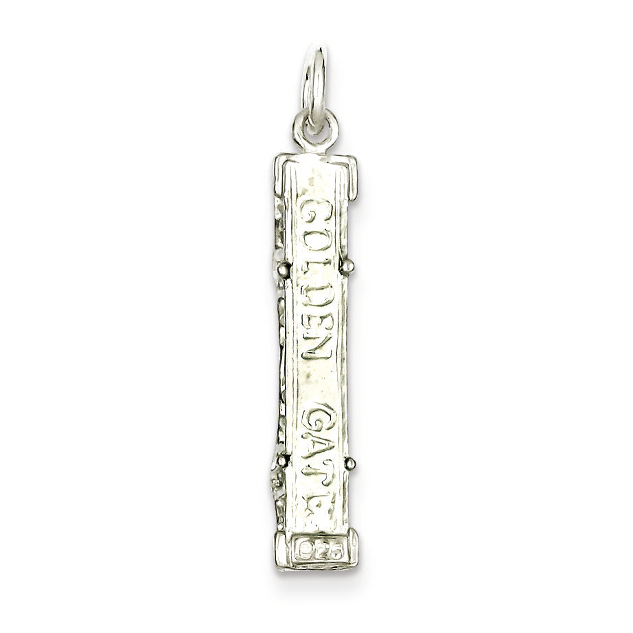Sterling Silver Golden Gate Bridge Charm