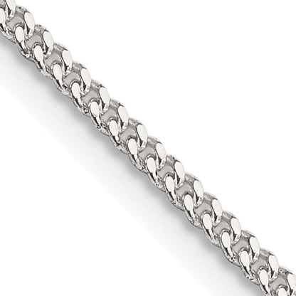 36 Inch Sterling Silver 1.75mm Curb Chain Necklace