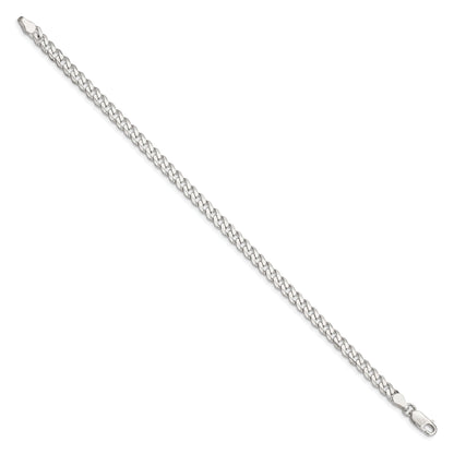 7 Inch Sterling Silver 4.5mm Curb Chain Bracelet