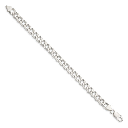 8 Inch Sterling Silver 8.3mm Curb Chain Bracelet