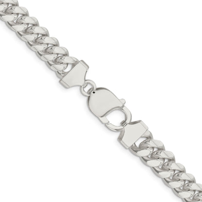 24 Inch Sterling Silver 9.3mm Curb Chain Necklace