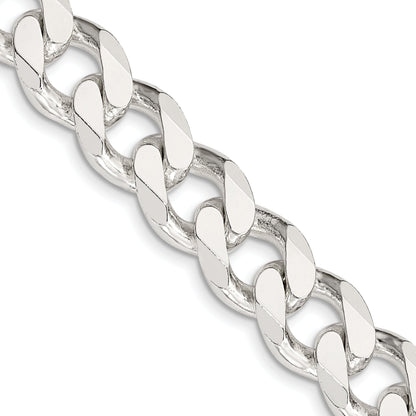 26 Inch Sterling Silver 13mm Curb Chain Necklace