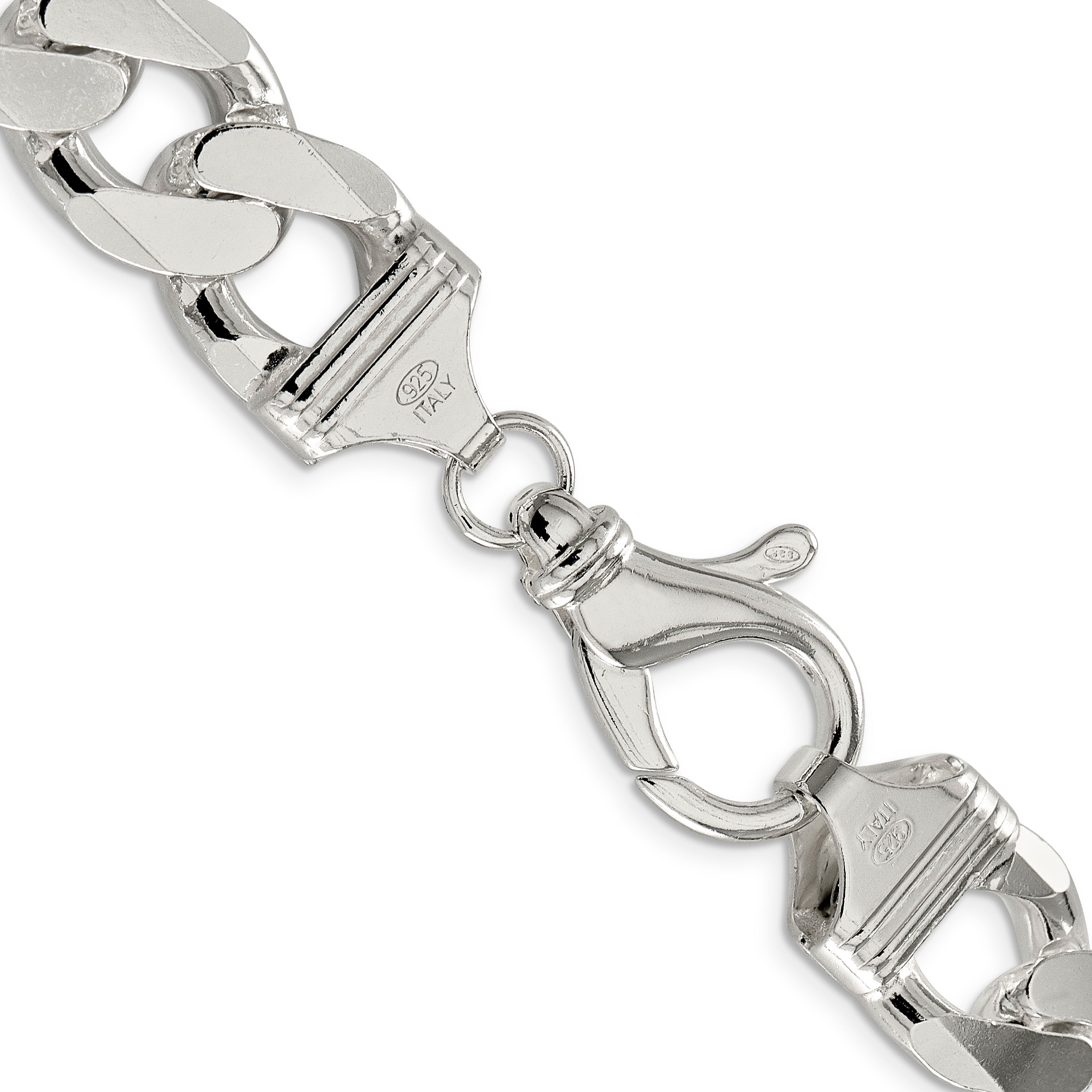 24 Inch Sterling Silver 16.25mm Curb Chain