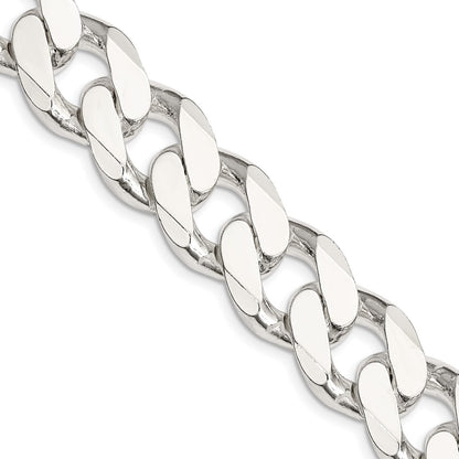 24 Inch Sterling Silver 16.25mm Curb Chain Necklace