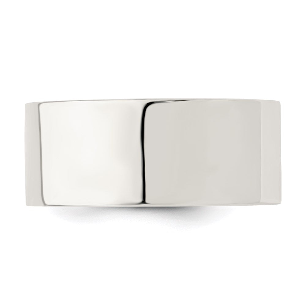 Sterling Silver 9mm Comfort Fit Flat Size 5.5 Band