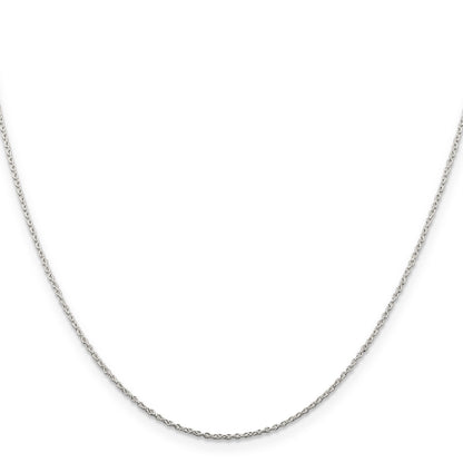 14 Inch Sterling Silver 1mm Cable Chain Necklace