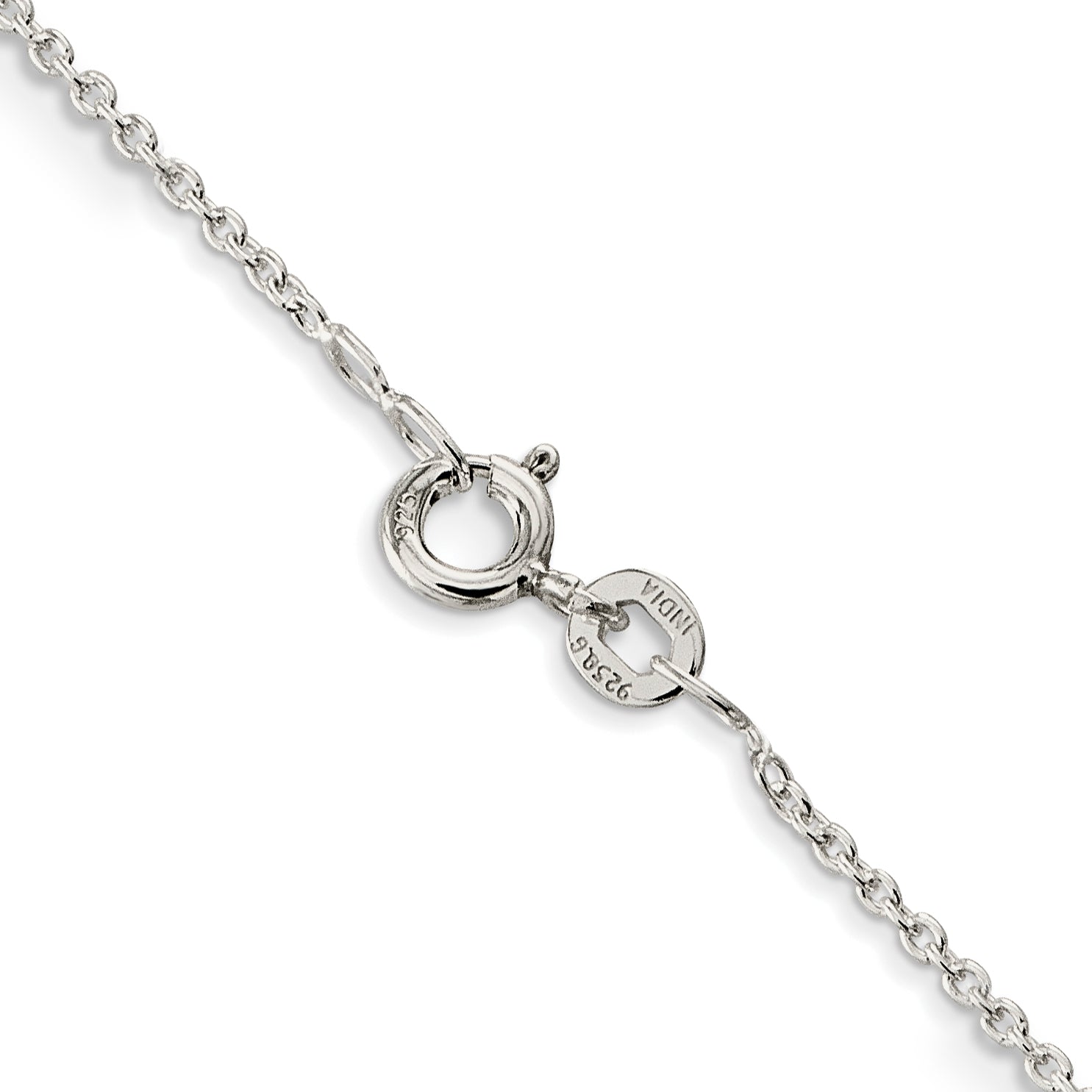 20 Inch Sterling Silver 1mm Cable Chain Necklace