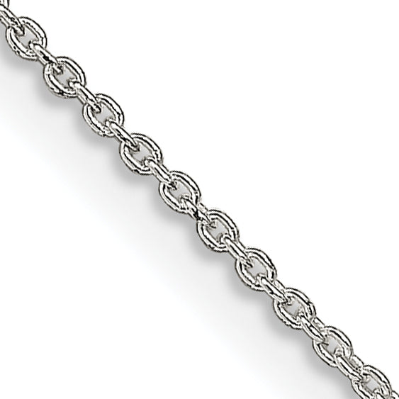 30 Inch Sterling Silver 1mm Cable Chain Necklace