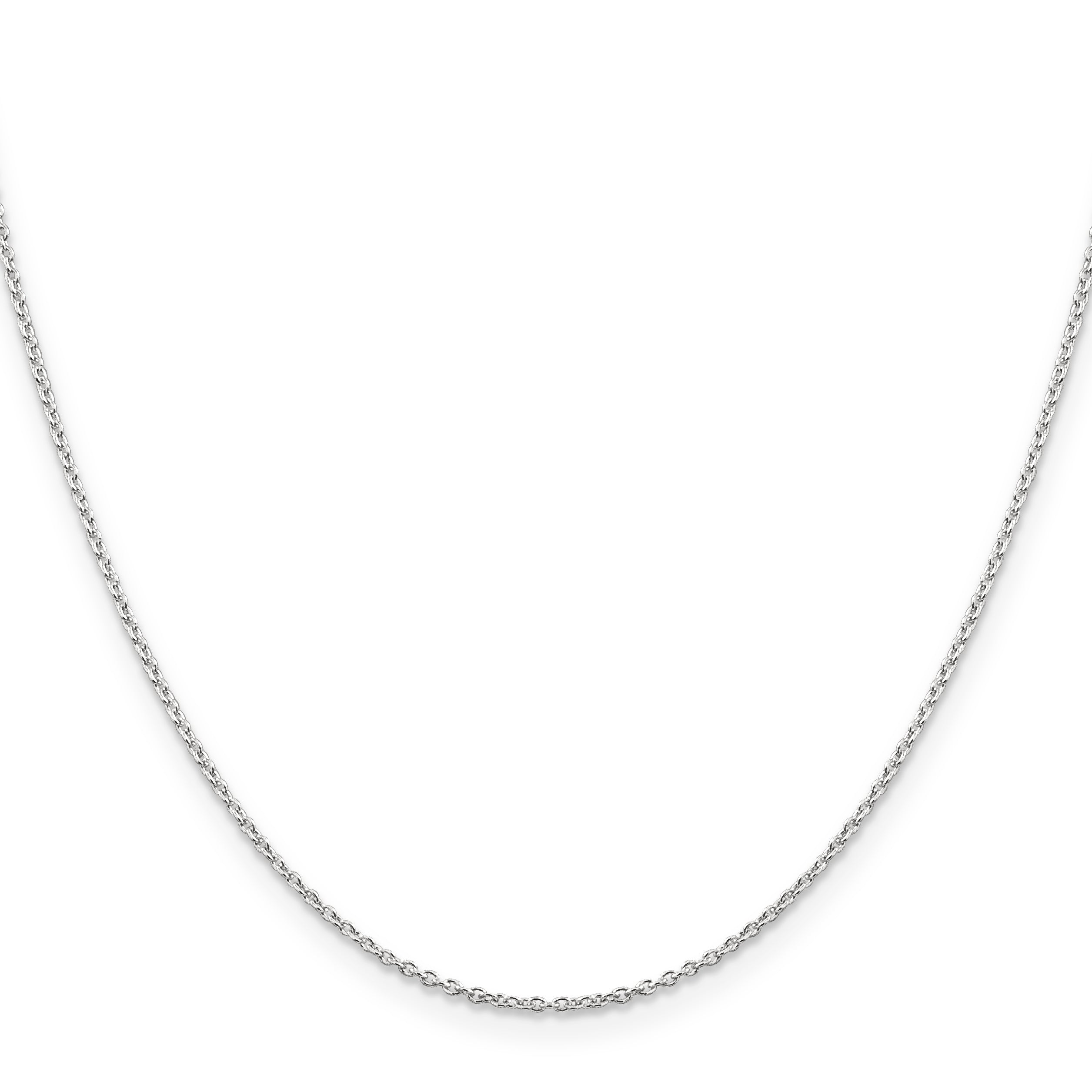 36 Inch Sterling Silver 1.25mm Cable Chain Necklace