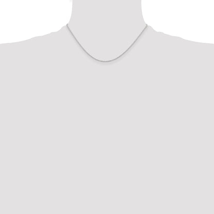 16 Inch Sterling Silver 1.25mm Cable Chain Necklace