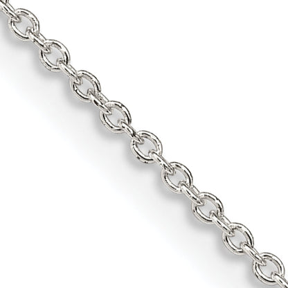 16 Inch Sterling Silver 1.25mm Cable Chain Necklace