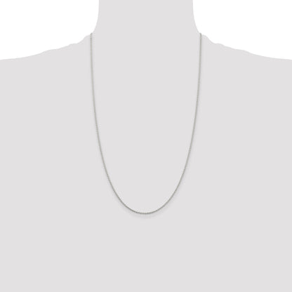 26 Inch Sterling Silver 1.5mm Cable Chain Necklace