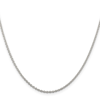 28 Inch Sterling Silver 1.95mm Cable Chain Necklace