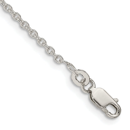7 Inch Sterling Silver 1.95mm Cable Chain Bracelet